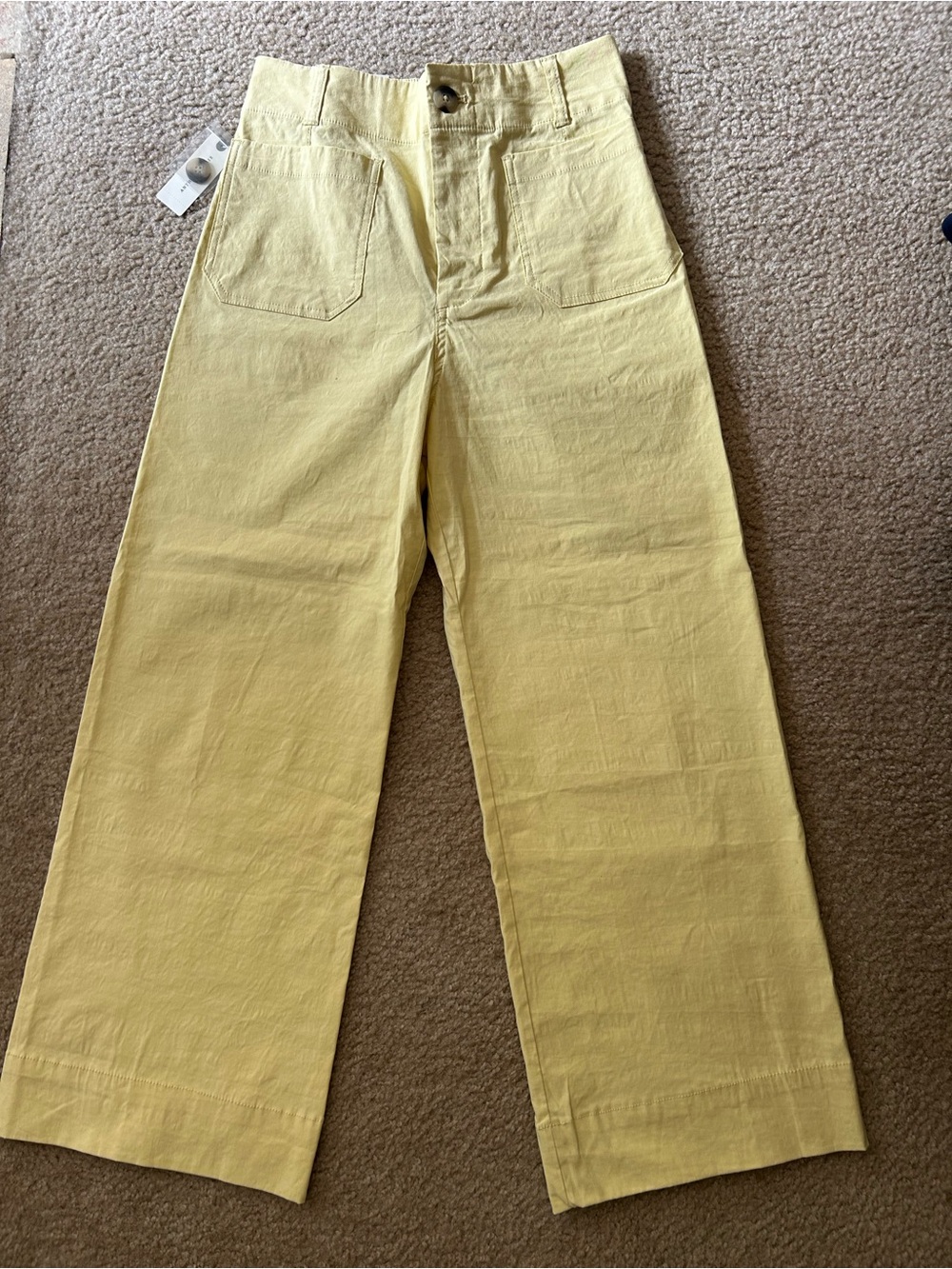 Anthropologie Maeve The Colette Wide Leg Cropped Pants - Picture 2 of 5